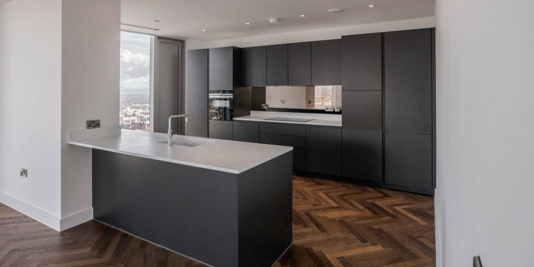 Deansgate Sq012 Stuart Frazer SieMatic Kitchen, Deansgate Square, Manchester