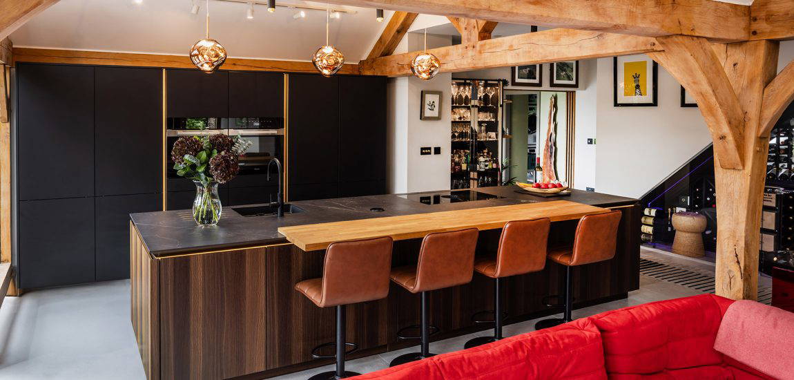07-Traditional Oak Frame meets Contemporary SLX Stuart Frazer SieMatic Contemporary SLX Kitchen