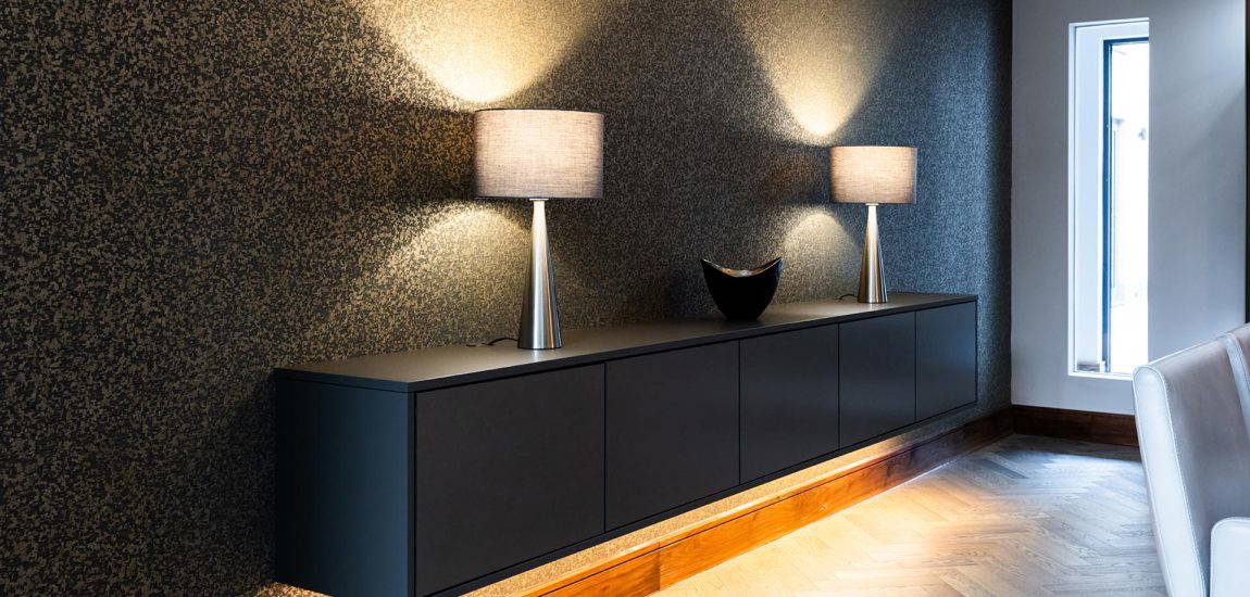 020-A second Stuart Frazer kitchen Stuart Frazer SieMatic Kitchen - Lighting and Furniture Detail