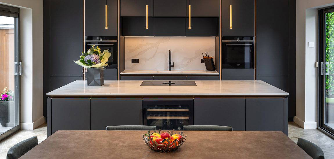 Stunning Contemporary Kitchen for a Cheshire Home-011 Stunning Contemporary Kitchen for a Cheshire Home-Stuart Frazer SieMatic-Kitchen Island Detail
