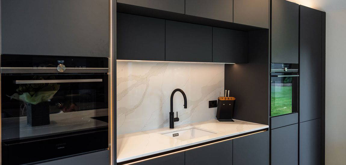 Stunning Contemporary Kitchen for a Cheshire Home-019 Stunning Contemporary Kitchen for a Cheshire Home-Stuart Frazer SieMatic-Sink and Tap Detail