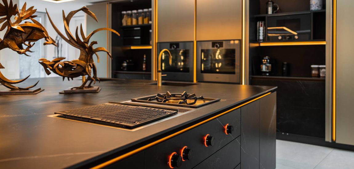 Architectural Elegance Meets Contemporary Design-027 Stuart Frazer SieMatic Kitchen | Island Detail