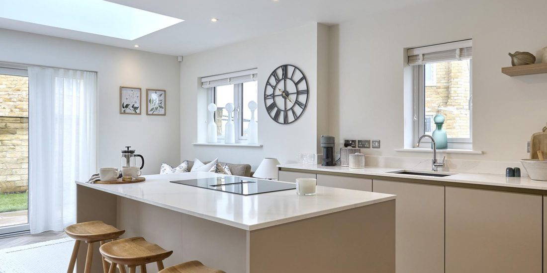Hurstwood Homes Cotton Meadows Development-2 Stuart Frazer Brings Luxury SieMatic Kitchens to Hurstwood Homes’ Cotton Meadows Development-Island Breakfast Bar